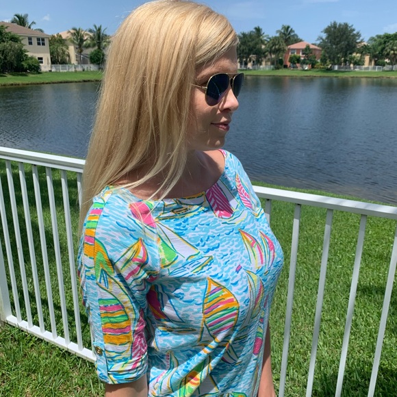 Lilly Pulitzer You Gotta Regatta Somerset Dress S - Picture 2 of 4